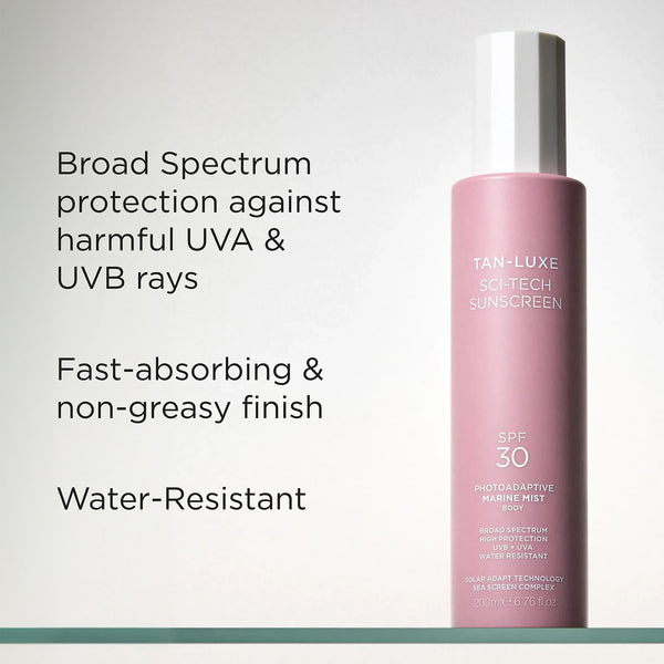 Sci-Tech Sunscreen: Photoadaptive Marine Mist