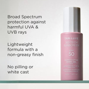 Sci-Tech Sunscreen: Face Photoadaptive Hydra-Gel